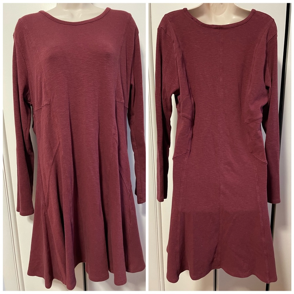 Dark Red Dress